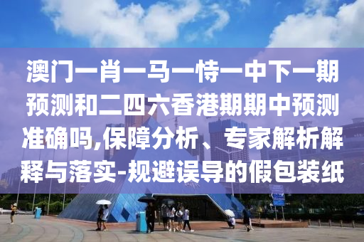 澳門一肖一馬一恃一中下一期預測和二四六香港期期中預測準確嗎,保障分析、專家解析解釋與落實-規避誤導的假包裝紙